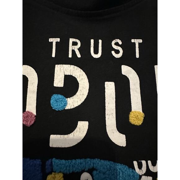 VGUC Switch Remarkable TRUST NOBODY Sz XL Short Sleeve Black Red White Design - Picture 8 of 12
